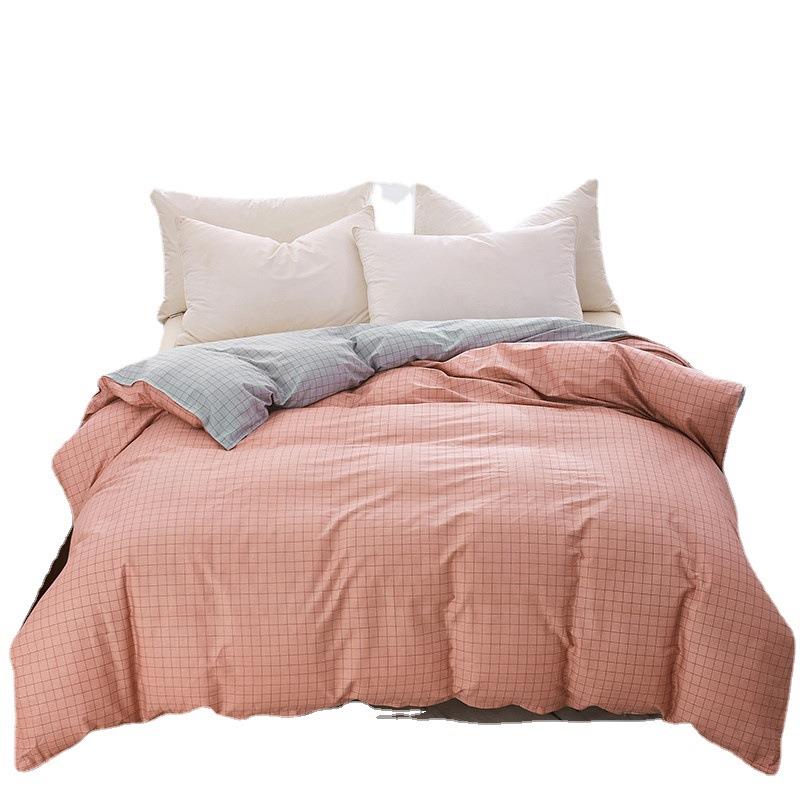 单YAJF-纯2全022纯棉单被套棉斜纹多上规格被罩双人床用品