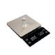 不锈钢厨房电子秤智能记时咖啡秤不锈钢拉丝小型电子秤商用