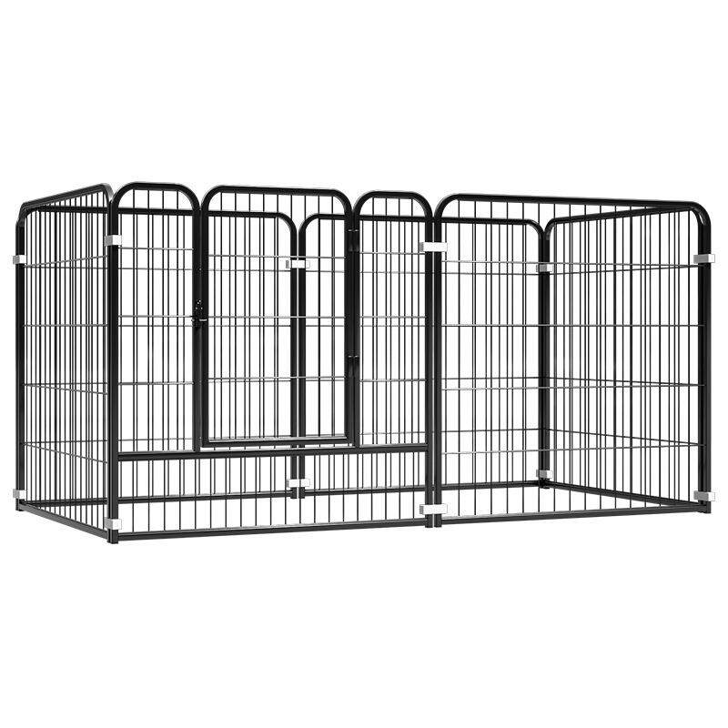 宠物围栏狗围栏小中大型犬室内栅栏方管铁质隔离护栏