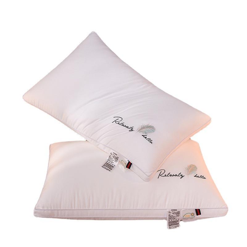 高端·6可0支长绒棉枕芯羽丝绒款五水洗枕头礼长绒棉枕星级酒店品