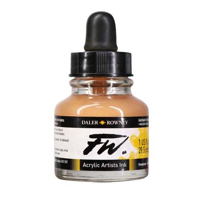 英国进口DALERROWNEY达拉罗尼彩色FW墨水荧光珠光流体画颜料