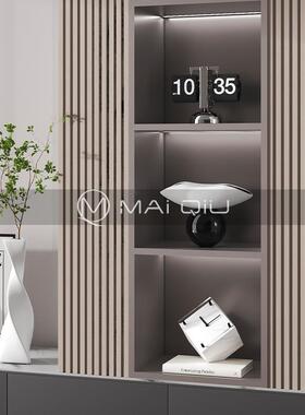 现代简约抽象办公室酒柜书柜电视柜创意高级感装饰摆件