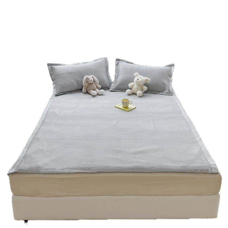 母婴级冰感软凉席可机洗冰丝席子PE冰豆豆床笠纯色可水洗夏季,床上用品,冰丝席,淘宝优惠券,粉丝福利购,淘宝优惠卷