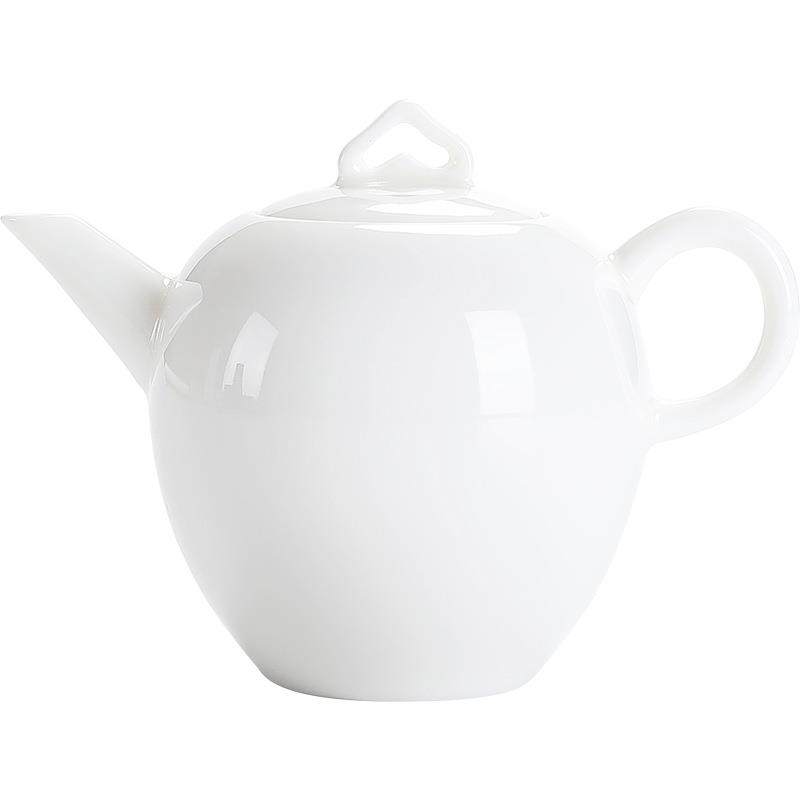 中国白羊脂玉瓷高白高透茶壶泡茶把玩单壶礼品logo厂家,餐饮具,茶壶,淘宝优惠券,粉丝福利购,淘宝优惠卷