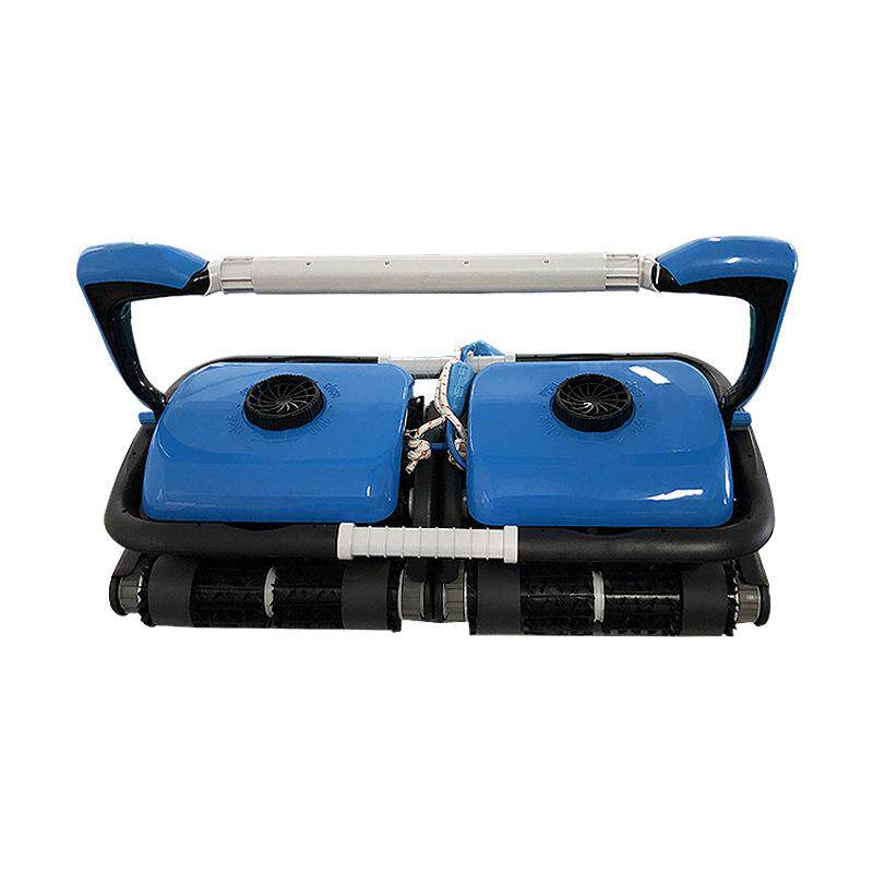 游泳池双体全自动吸污机水下清洁机器人大功率池底吸尘器水龟