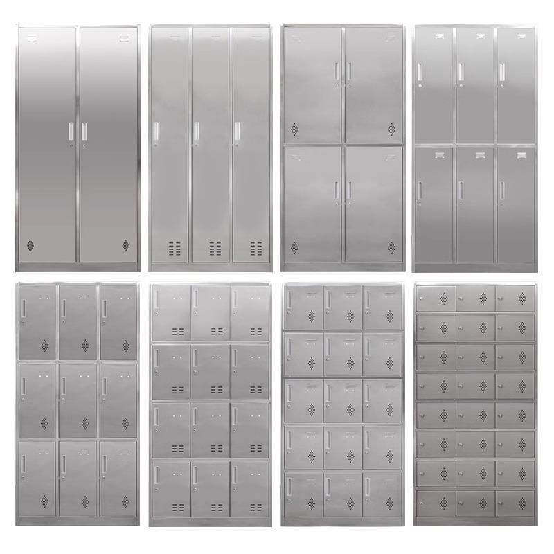 304不锈钢更衣柜浴室食堂无尘车间多门换衣柜带锁宿舍员工储物柜,商业/办公家具,办公储物柜,淘宝优惠券,粉丝福利购,淘宝优惠卷