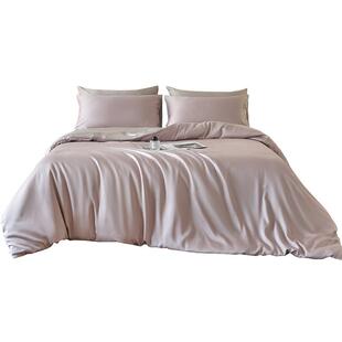 LF级100支兰精天丝四件套高支轻奢高级感夏季裸睡冰丝凉感被套