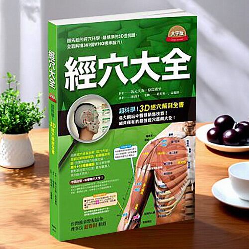 台版经穴大全大字版中医经络