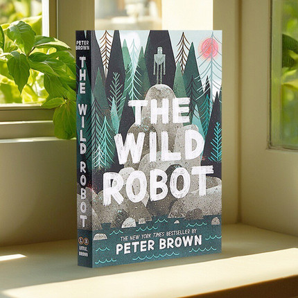 【现货】英文原版The Wild Robot (Volume 1)LITTLE BROWN BKS YOUNG READERS Peter Brown 野生机器人青少年故事小说书籍