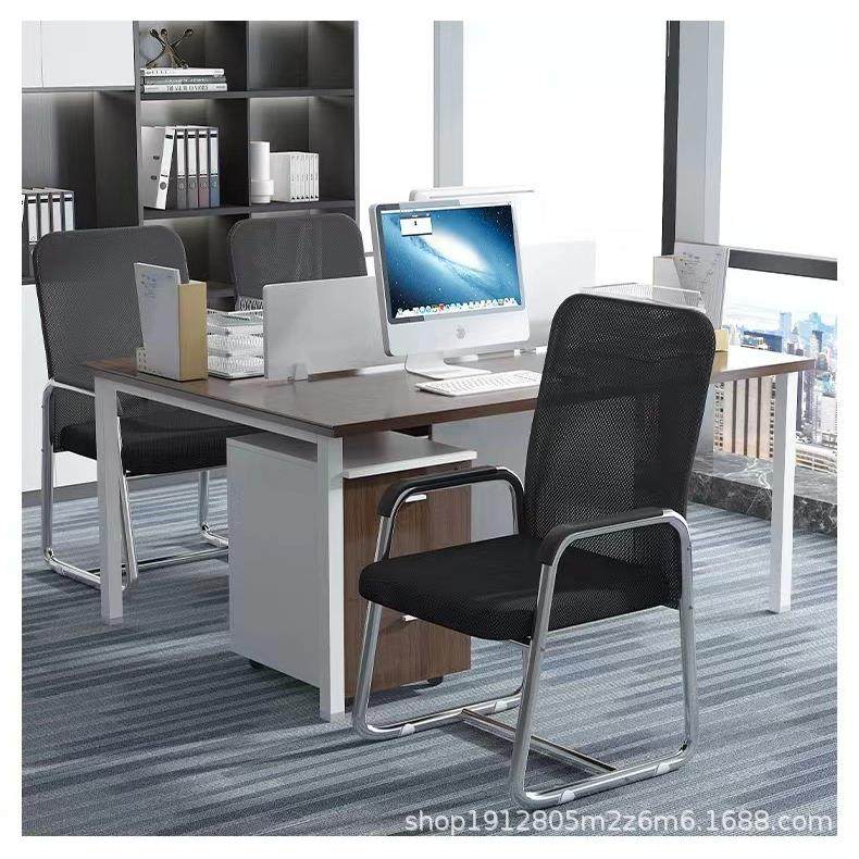 网布透气办公椅舒适靠背座椅棋牌室麻将椅子职工椅会议洽谈椅