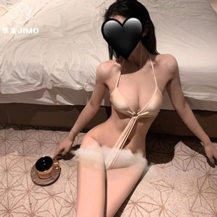 度假比基尼私汤温泉暴露性感身材情人约会系带三角杯泳衣bikini女