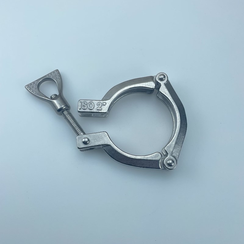 速发04不锈钢快装三节卡箍 卫生级法兰卡套式卡扣强力固定抱箍紧