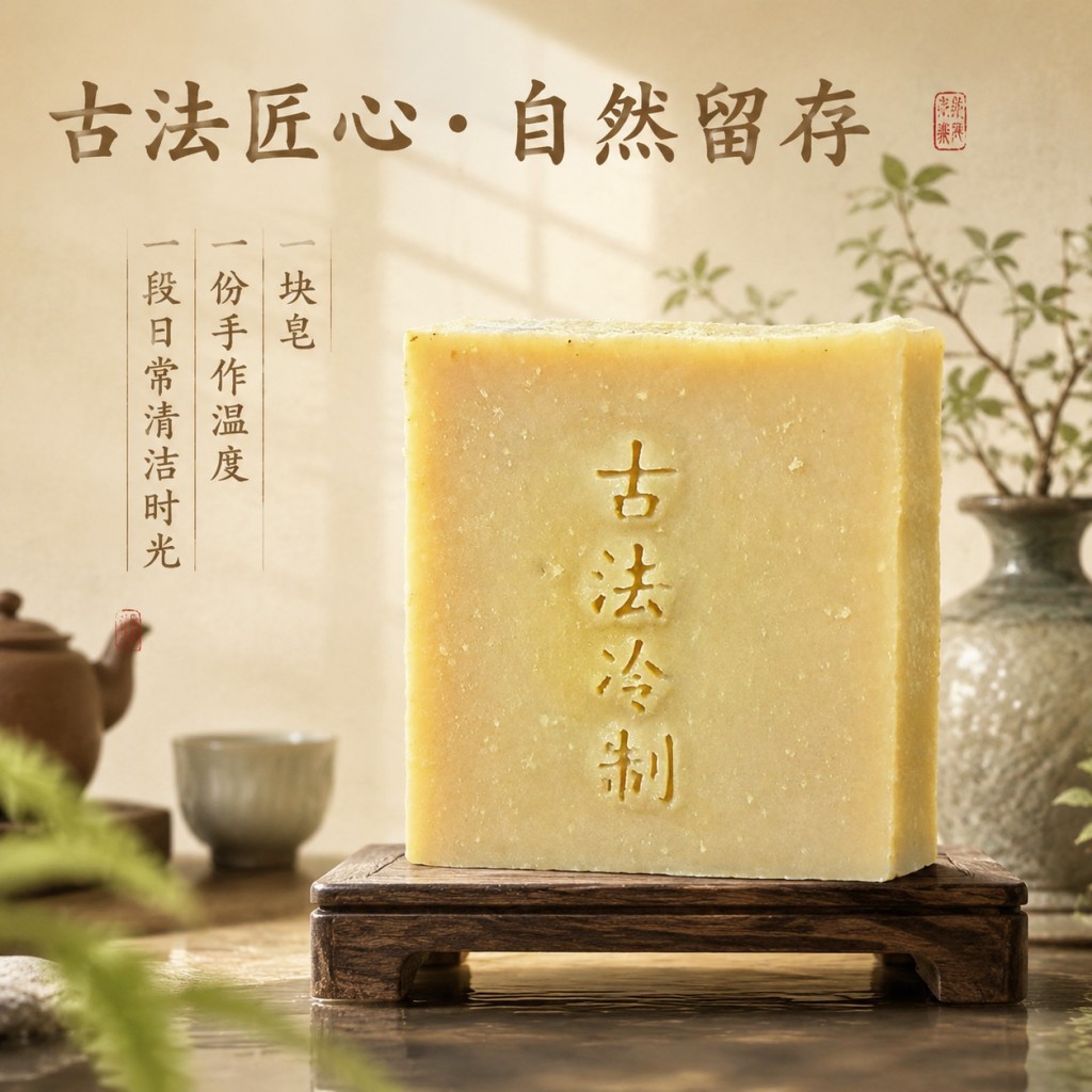 石硫磺手工皂控油祛痘草本温和洗澡沐浴皂清洁洗脸洁面冷制皂100g