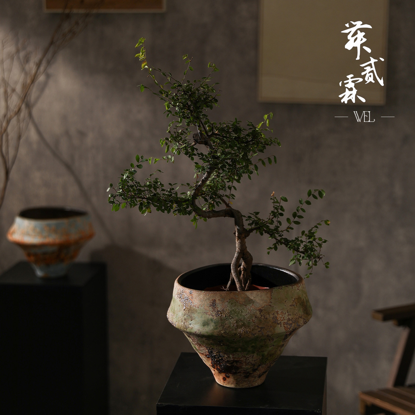 景德镇复古陶瓷花盆中古高级釉面花瓶手工花器大口径粗陶专用摆件