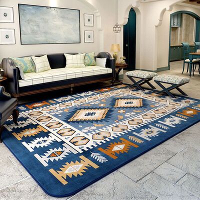 北欧地毯客厅ins风沙发茶几毯欧式轻奢风加厚大面积满铺房间地垫