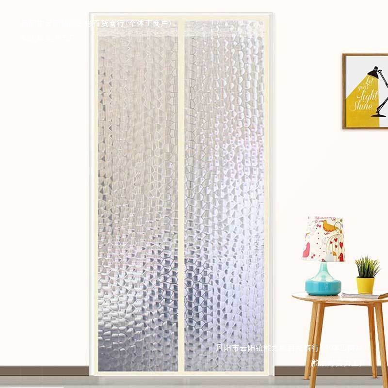 超大冬季防风保暖门帘纱窗冬季卧室磁性防风隔断帘防蚊塑料透明帘