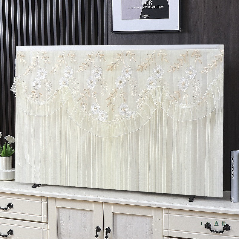 2025年新款电视机防尘罩套台式挂式显示器55寸65寸75寸遮盖布盖巾