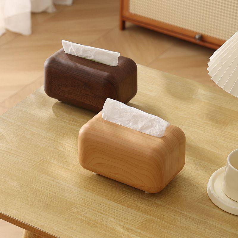 复古桌面纸巾盒客厅家用民宿原木风创意餐巾纸收纳茶几纸抽盒子,收纳整理,纸巾盒,淘宝优惠券,粉丝福利购,淘宝优惠卷