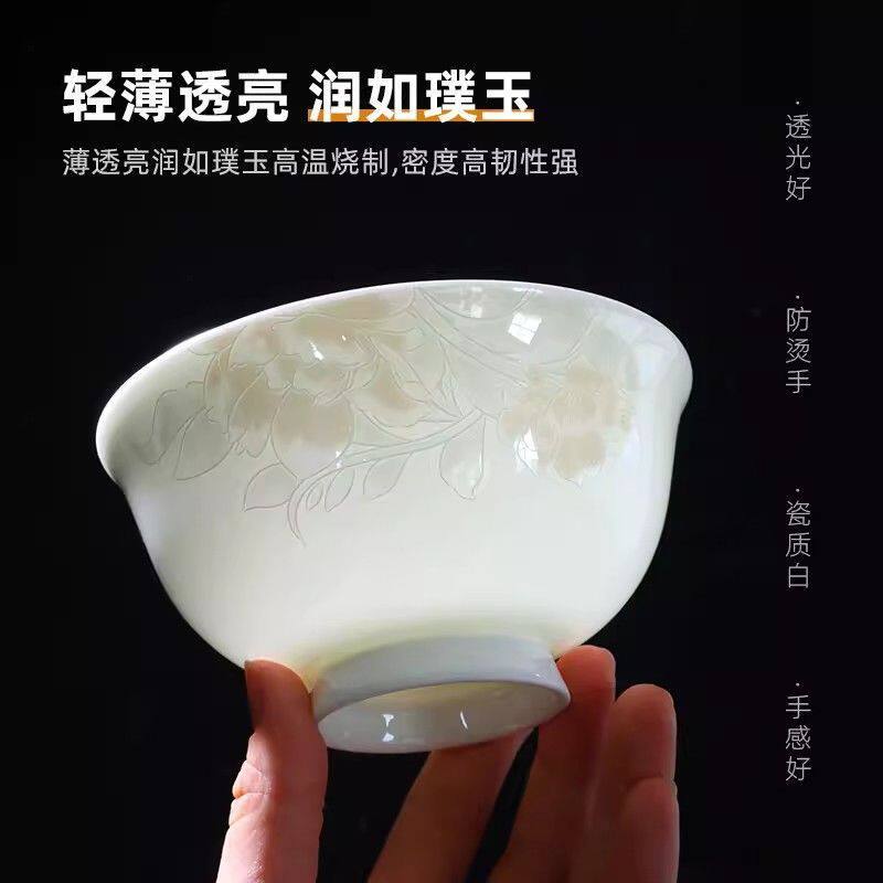 碗盘套装餐具家庭装自由搭配碗碟家用景德镇骨瓷组合