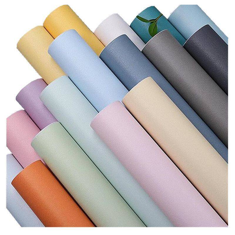 墙纸自粘卧室温馨防水pvc纯色素色宿舍墙ins防水家用自贴壁纸背景,家装主材,无纺布墙纸,淘宝优惠券,粉丝福利购,淘宝优惠卷