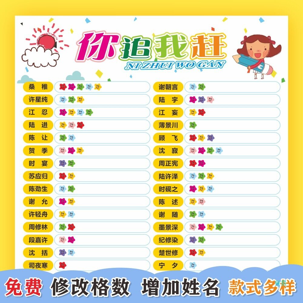 小学班级评比栏墙贴教室文化布置装饰幼儿园红花光荣榜积中大特大