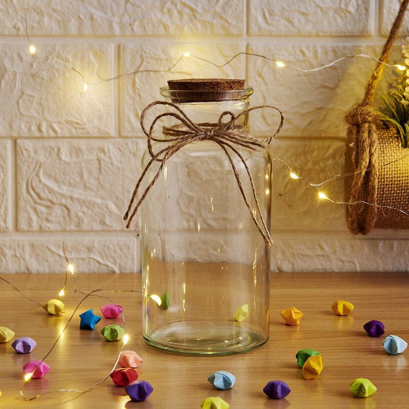 许愿瓶漂流瓶空瓶子幸运星星成品海洋瓶玻璃diy手工老师礼物