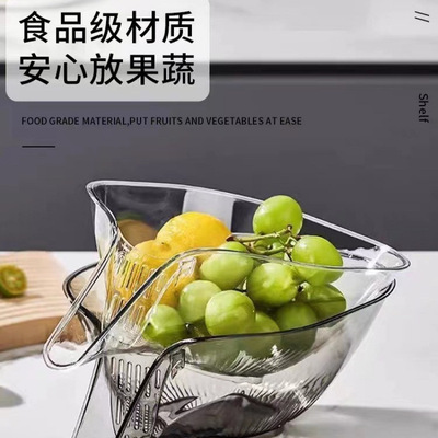 洗菜盆沥水篮厨房新款多功能洗水果滤沥水盆碗耐高温焯水淘米伊望