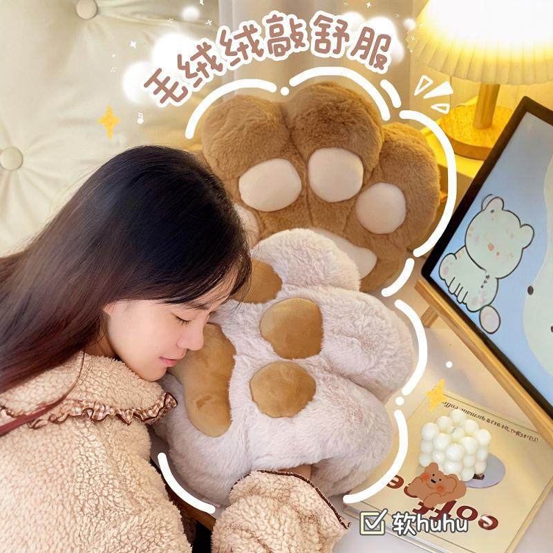 猫爪暖手抱枕被子两用毯子二合一靠枕办公室午睡午休枕头车载汽车,居家布艺,抱枕被,淘宝优惠券,粉丝福利购,淘宝优惠卷