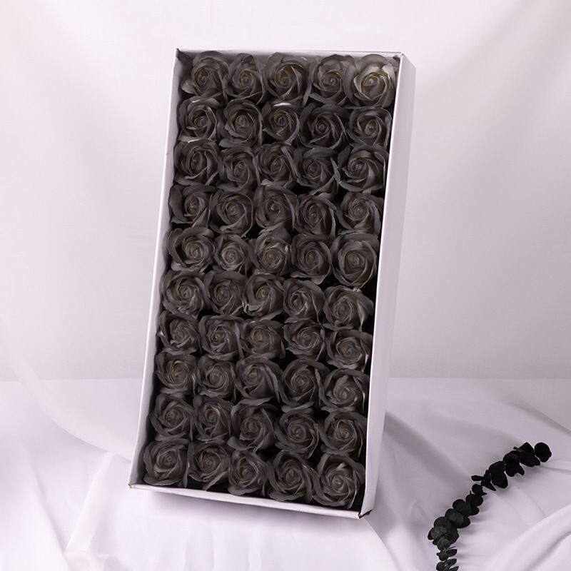 热销10万+情人节三层仿真香皂玫瑰花肥皂花头花店制作花束