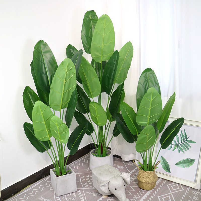 北欧风仿真植物ins旅人蕉大型客厅植物室内塑料装饰盆栽仿真盆景