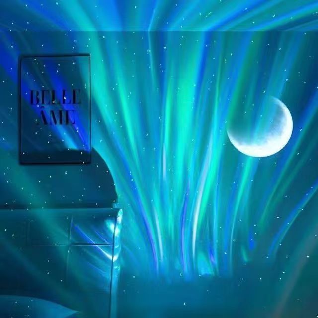 创意浪漫星空投影灯仪旋转梦幻卧室少女心北极光灯房间氛围