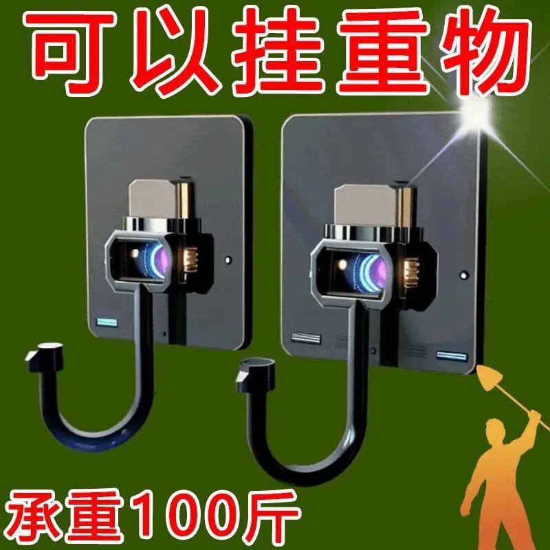 不锈钢强力无痕粘钩免钉门后
