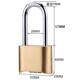 加长庭院门货车庭院门户外仓库密码 锁头黄铜锁挂锁