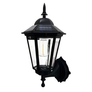 新中式太阳能户外防水壁灯别墅花园凉亭走廊过道灯庭院外墙壁灯