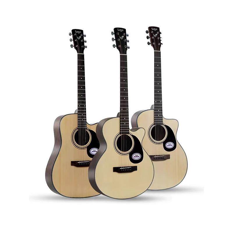 sf600萨伽旗舰正品初学入门民谣男女生原声电箱木吉他可