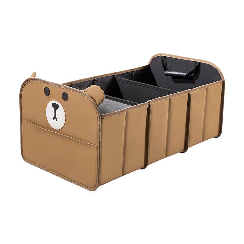 汽车后备箱收纳箱车载置物箱可折叠防水箱户外露营大容量整理箱子