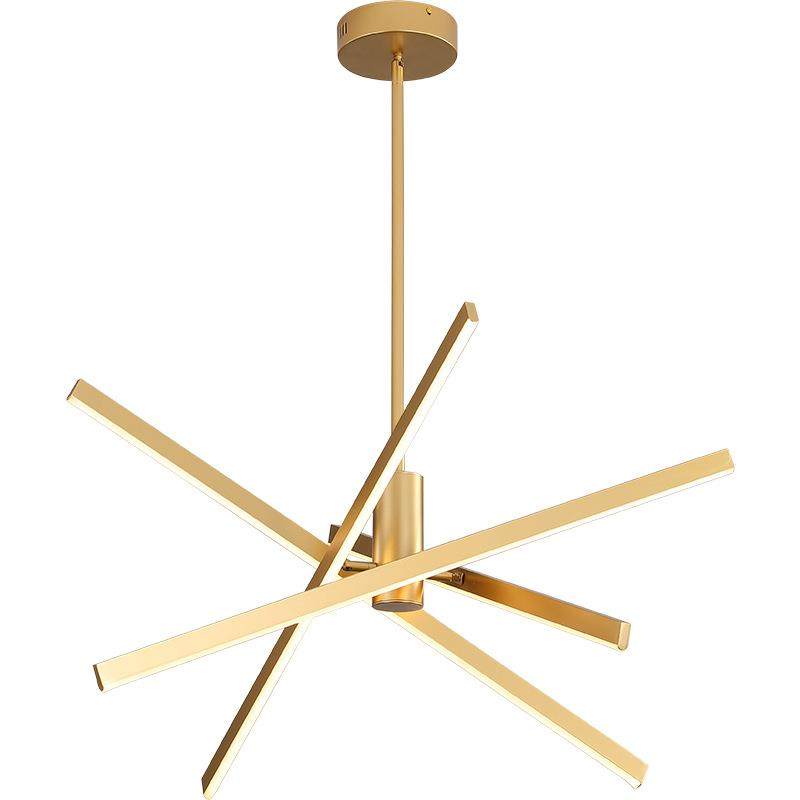 北欧极简客厅书房卧室灯立体线条LED铝材灯几何线条餐吊灯,家装灯饰光源,智能吊灯,淘宝优惠券,粉丝福利购,淘宝优惠卷