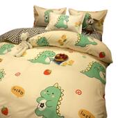 款 床品四件套磨毛冬季 儿童被套学生宿舍床单三件套四季 星空风