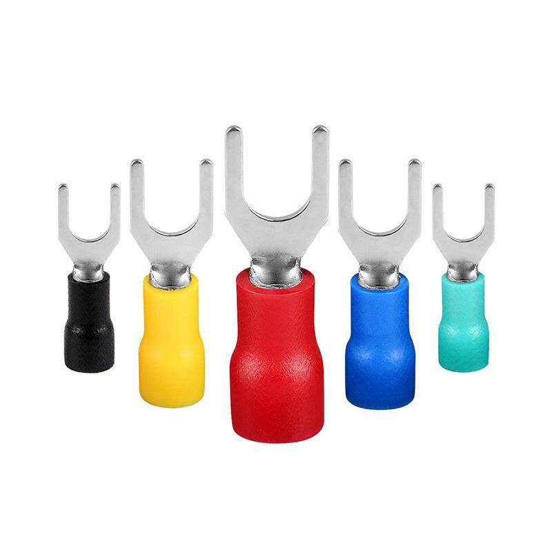 SV系列叉型冷压接线端子纯铜线铜鼻子压线耳护套电线连接器接头,电子/电工,接线端子,淘宝优惠券,粉丝福利购,淘宝优惠卷