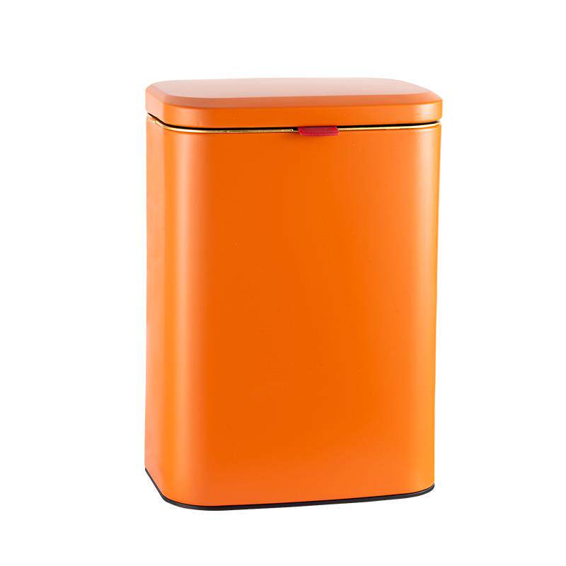 厨房垃圾桶挂式家庭壁挂收纳桶带盖厕所卫生间浴室不锈钢垃圾桶