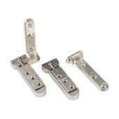 不锈钢重型天地转轴90度木门上下铰链暗藏式 合页折叠门隐形铰链