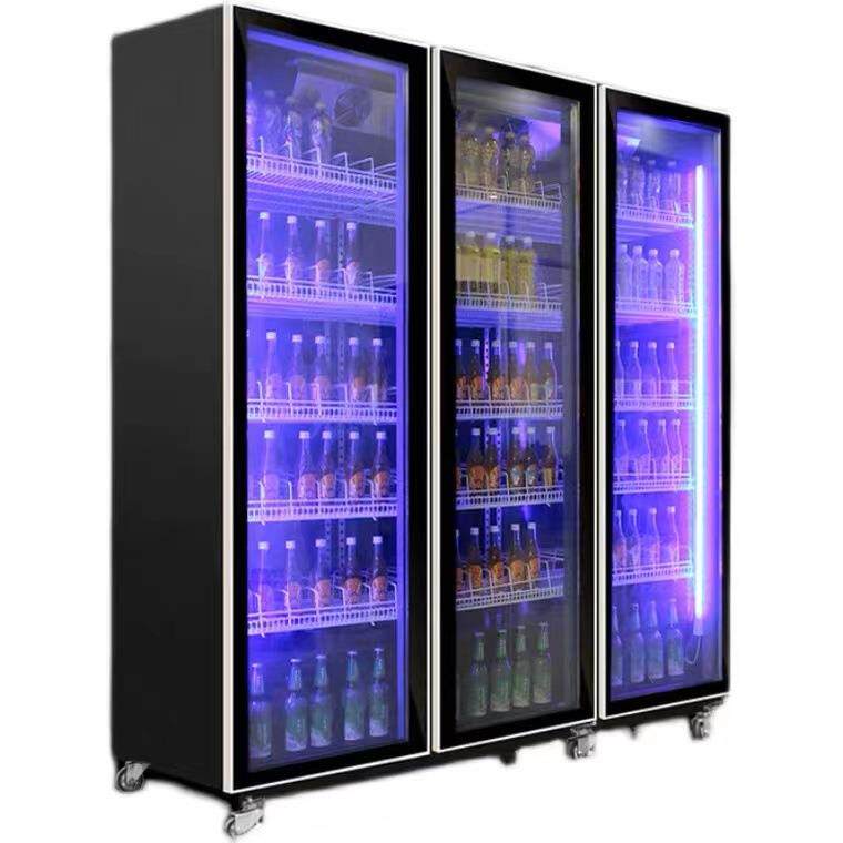 凯丽特网红酒水柜冷藏展示柜商用酒吧酒水展示柜立式多门啤酒冷藏