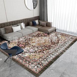复古欧式波斯地毯土耳其地毯美式乡村客厅卧室床边地毯
