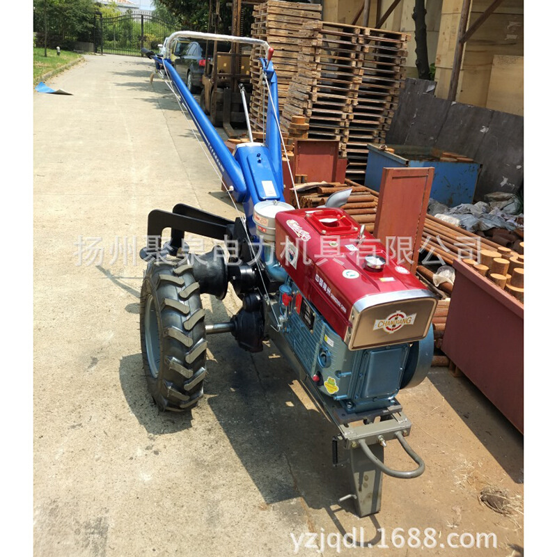5吨手扶拖拉机绞磨手扶绞磨5T 50kn 5吨8吨柴油15马力手扶绞磨机
