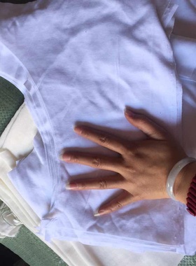 高洁白色全棉纯棉大刀口布双巴掌以E上大擦机布废布碎布抹机布包