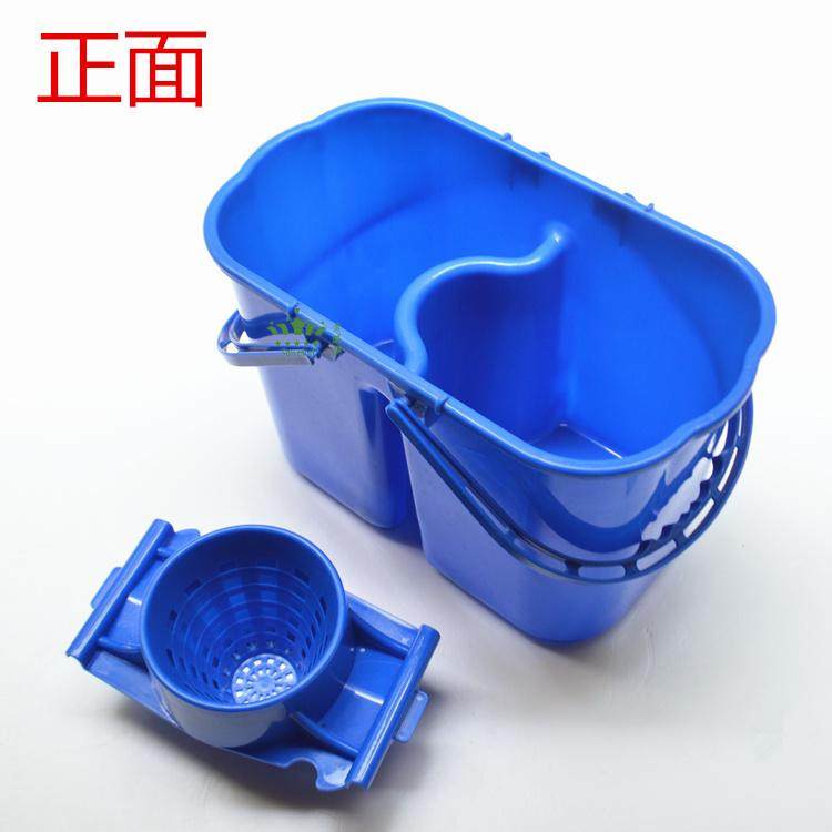 15L轻便式榨水桶家用型拖把桶双格地拖桶拖把S拧干桶加厚挤水桶