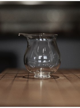 工匠家品《h小玲珑》一人饮公道杯 公杯 高硼硅高透玻璃 断水