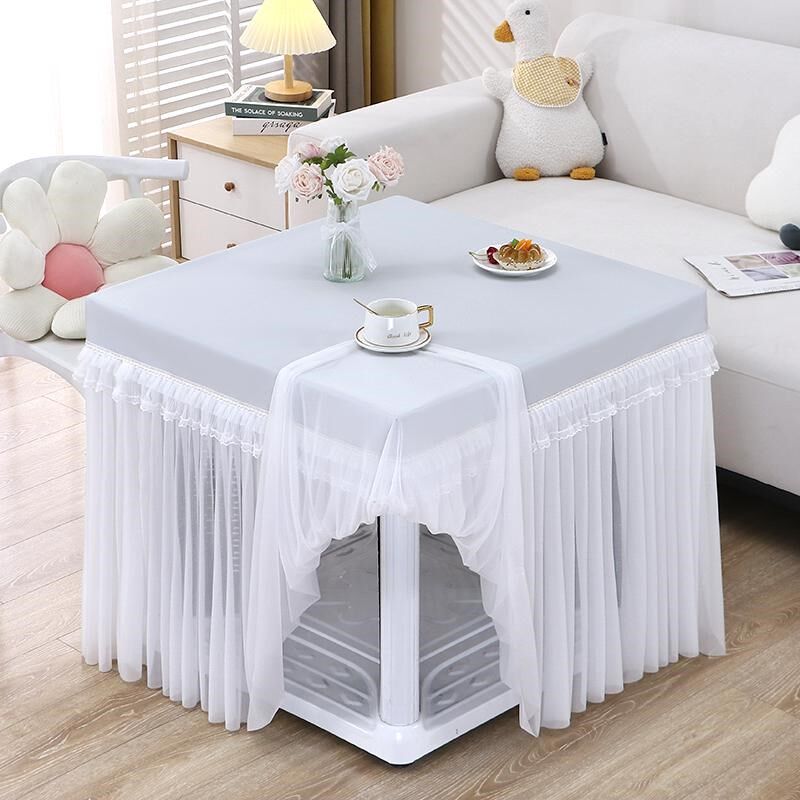 正方形有机硅防水麻将桌套罩取暖麻将机防尘罩四方U桌餐桌桌布盖