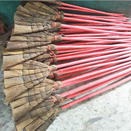 棕扫把 家e用艺帚加大加厚扫地笤帚 清洁工具 大号鬃毛扫帚5把包