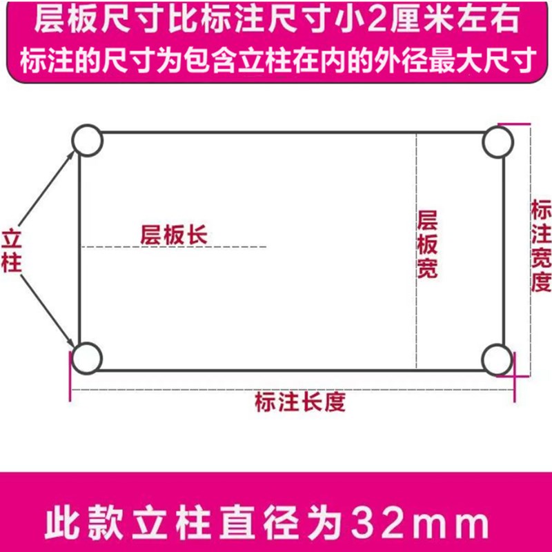 厨房置物架落地收纳架两层微波炉烤箱架家用储物三层多Z层收纳架